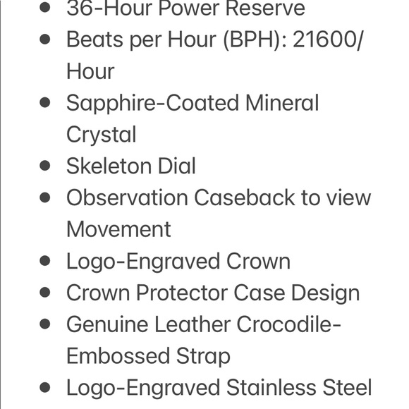 Reign Men’s Skeleton Works Watch. SOLD OUT. - Picture 4 of 9